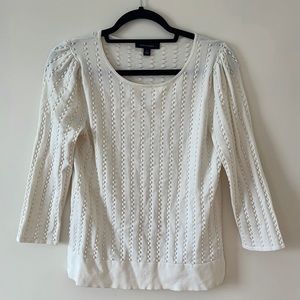 Ann Taylor Cream Sweater
